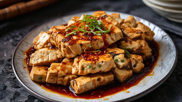 香煎豆腐