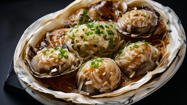 蒜蓉粉丝蒸扇贝