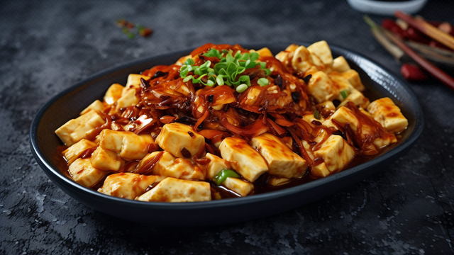红烧毛豆腐